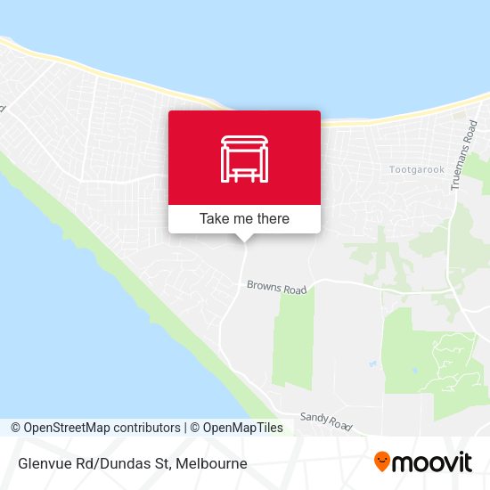 Glenvue Rd/Dundas St map
