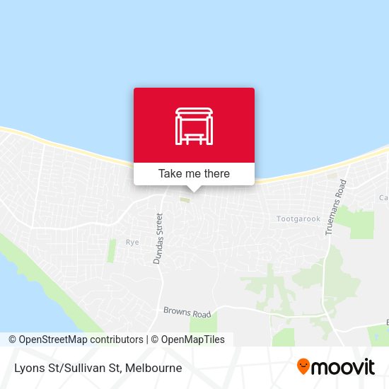 Lyons St/Sullivan St map