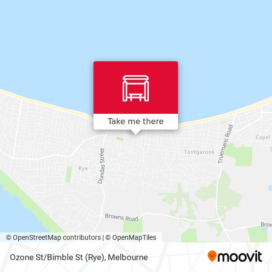 Ozone St/Bimble St (Rye) map