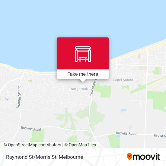 Raymond St/Morris St map