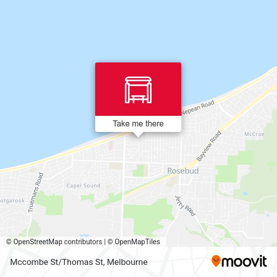 Mccombe St/Thomas St map