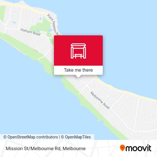 Mission St/Melbourne Rd map