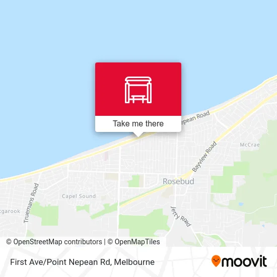 Mapa First Ave/Point Nepean Rd