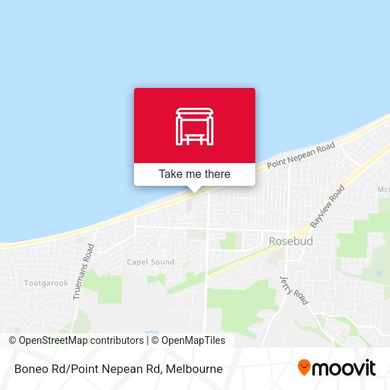 Boneo Rd/Point Nepean Rd map