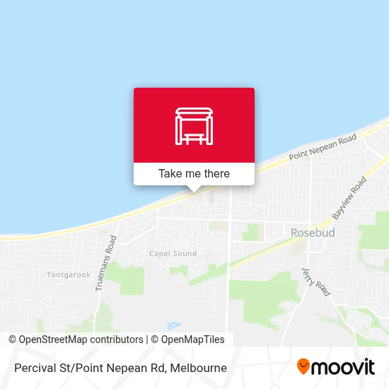 Mapa Percival St/Point Nepean Rd