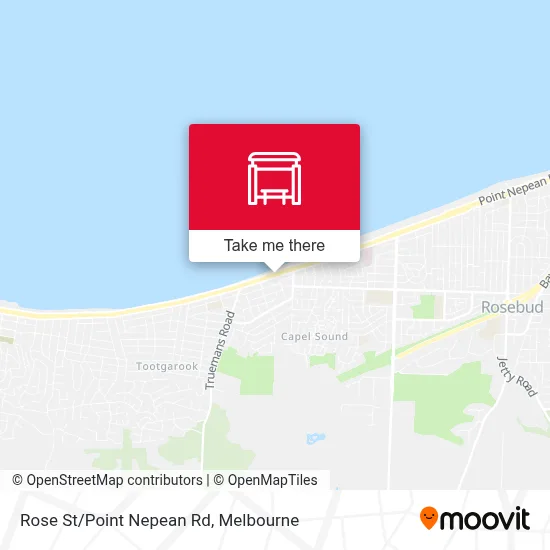 Mapa Rose St/Point Nepean Rd