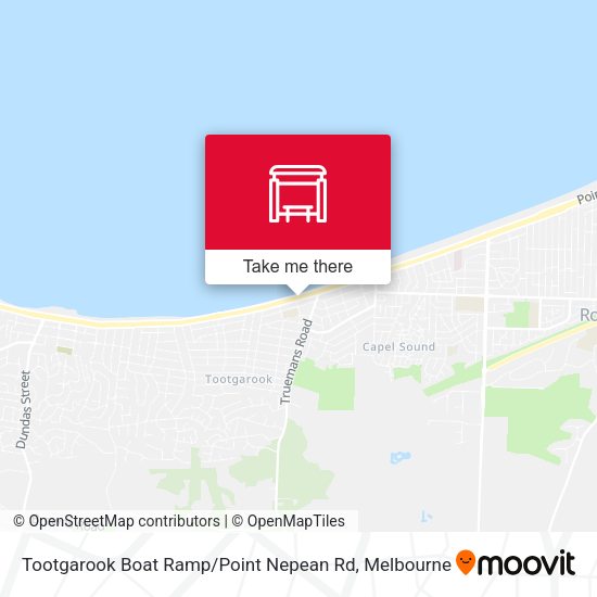 Tootgarook Boat Ramp / Point Nepean Rd map