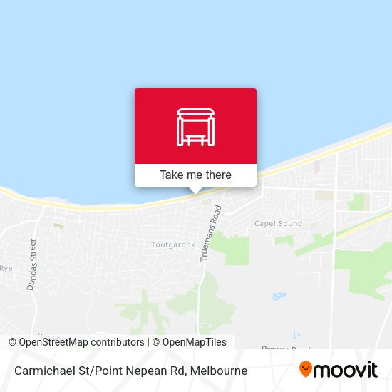 Carmichael St/Point Nepean Rd map