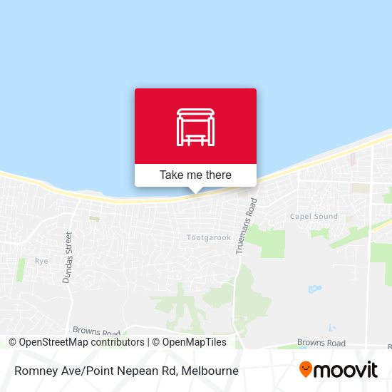Romney Ave/Point Nepean Rd map