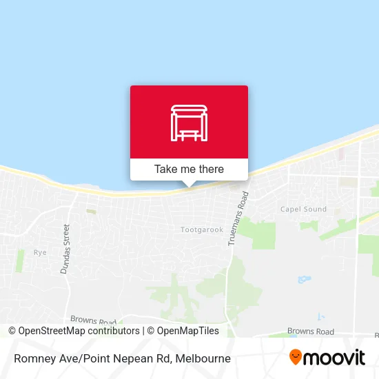 Romney Ave/Point Nepean Rd map