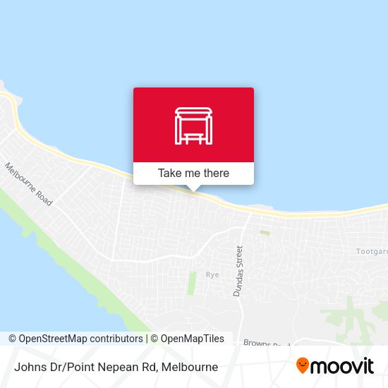 Johns Dr/Point Nepean Rd map