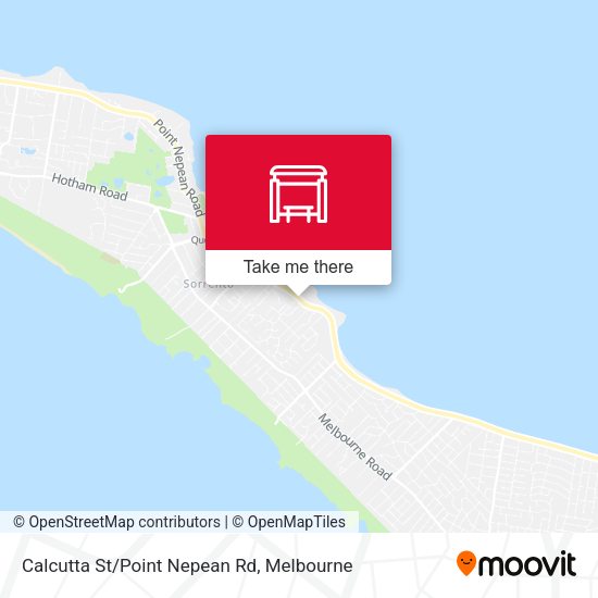 Calcutta St/Point Nepean Rd map