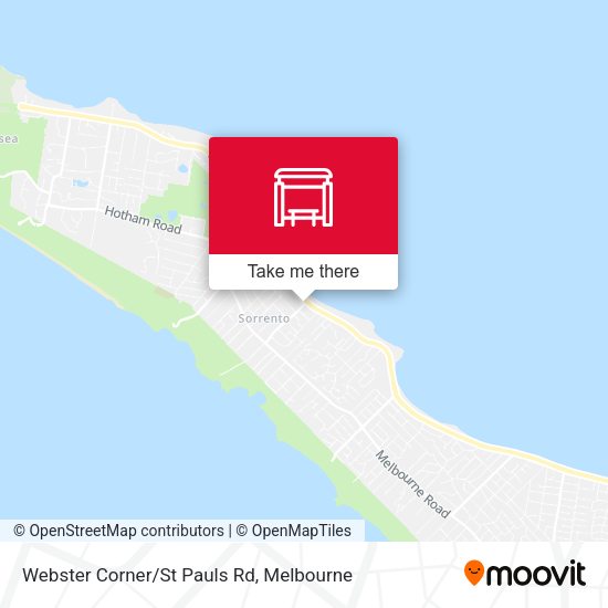 Webster Corner/St Pauls Rd map