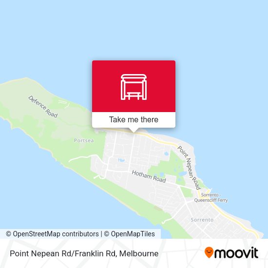 Point Nepean Rd/Franklin Rd map