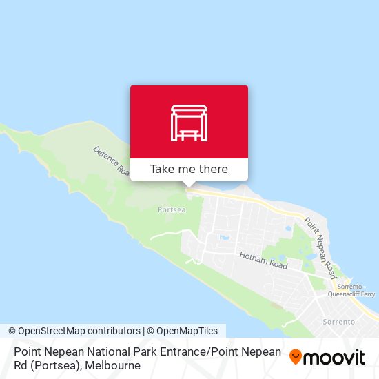 Point Nepean  National Park Entrance / Point Nepean Rd (Portsea) map