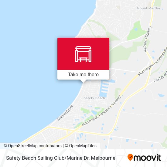 Safety Beach Sailing Club / Marine Dr map