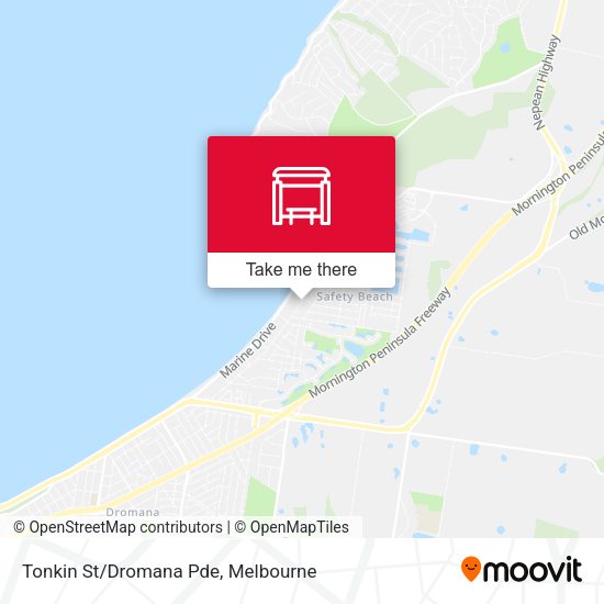 Tonkin St/Dromana Pde map