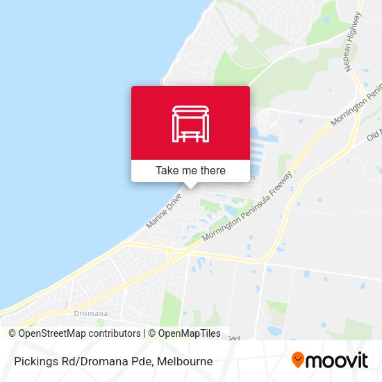 Pickings Rd/Dromana Pde map