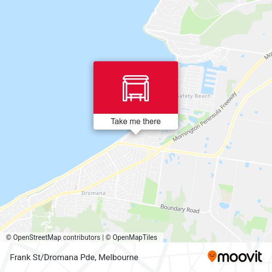 Frank St/Dromana Pde map