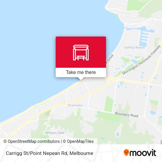Carrigg St/Point Nepean Rd map