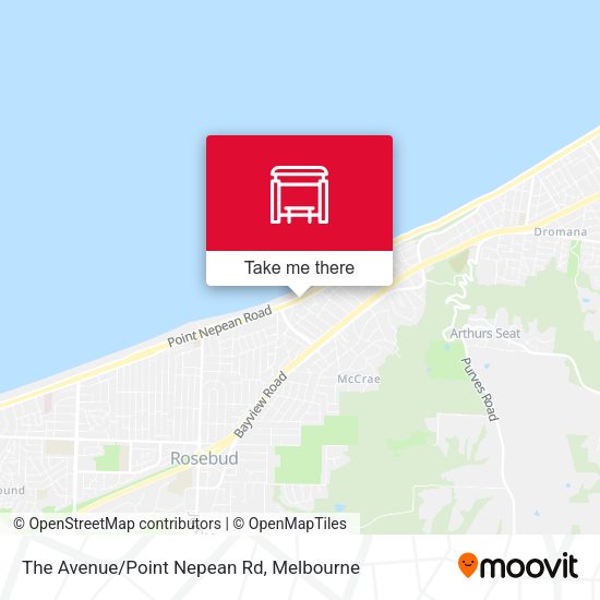 The Avenue/Point Nepean Rd map