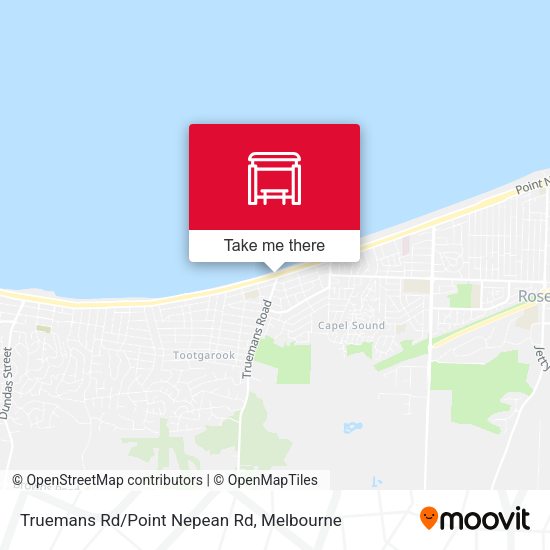 Truemans Rd/Point Nepean Rd map