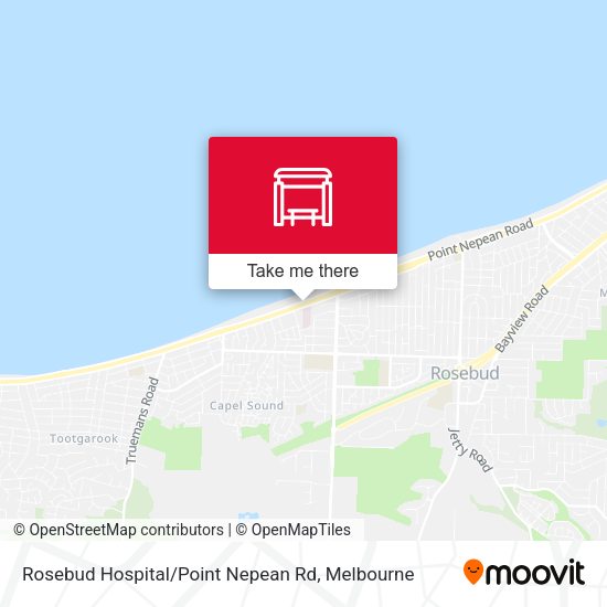 Rosebud Hospital / Point Nepean Rd map