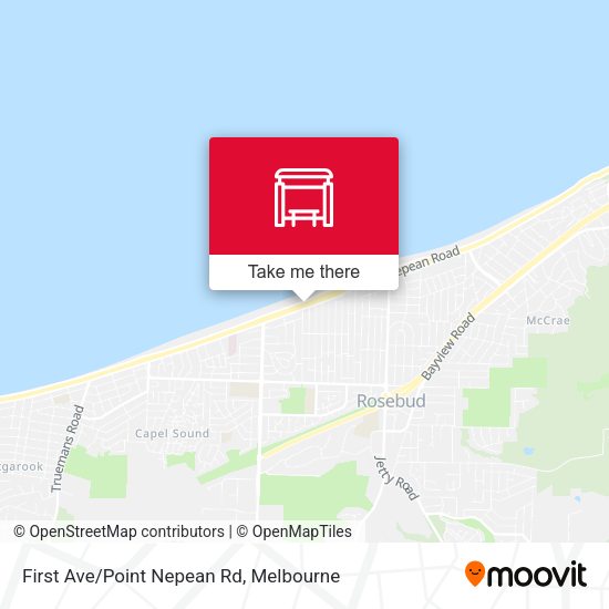 First Ave/Point Nepean Rd map
