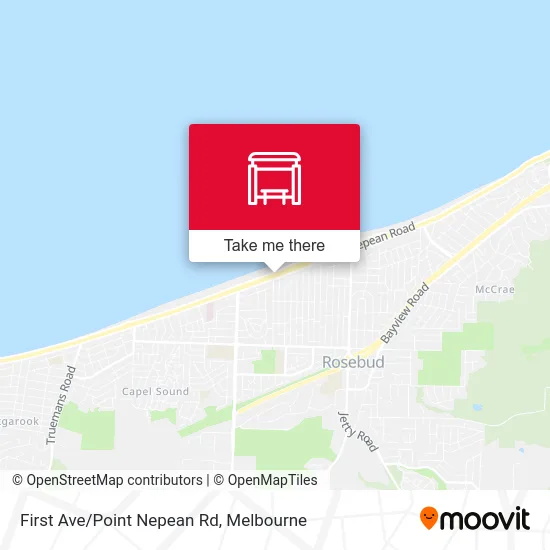 Mapa First Ave/Point Nepean Rd
