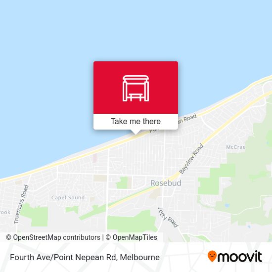 Fourth Ave/Point Nepean Rd map