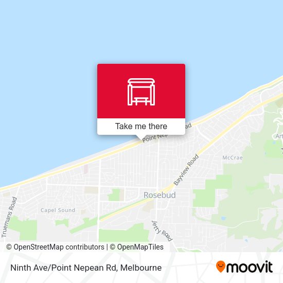 Ninth Ave/Point Nepean Rd map