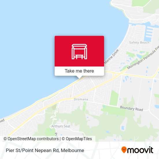 Pier St/Point Nepean Rd map
