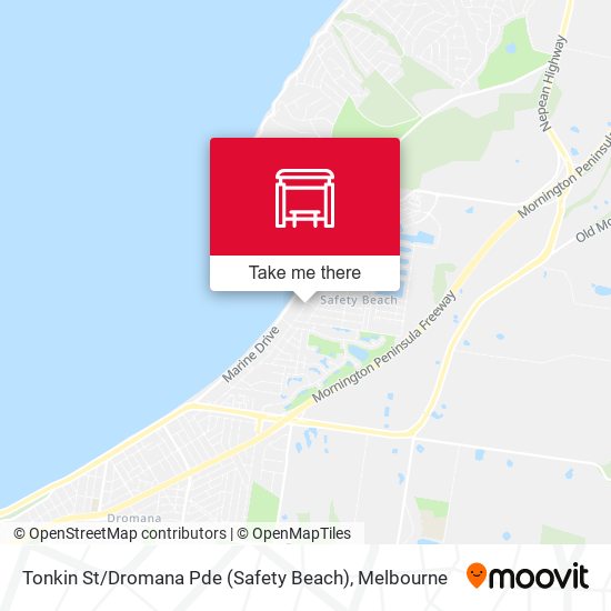 Tonkin St / Dromana Pde (Safety Beach) map