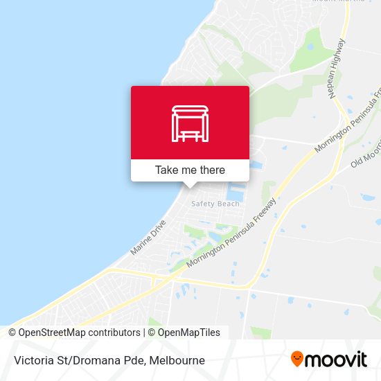 Victoria St/Dromana Pde map
