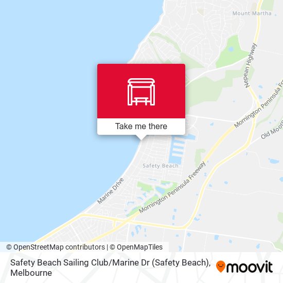 How to get to Safety Beach Sailing Club / Marine Dr in Melbourne by Bus or  Train?