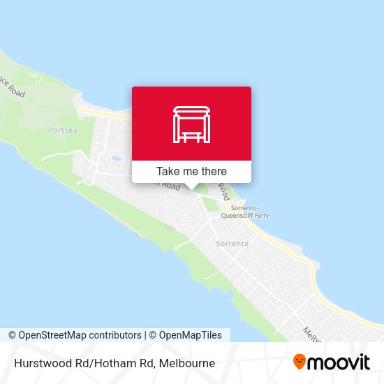 Hurstwood Rd/Hotham Rd map