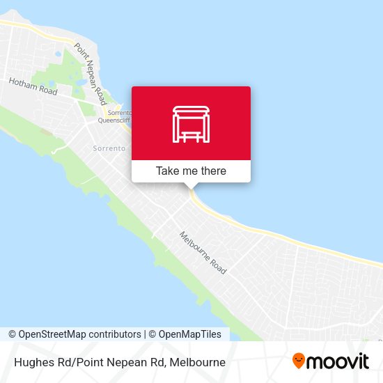 Hughes Rd/Point Nepean Rd map