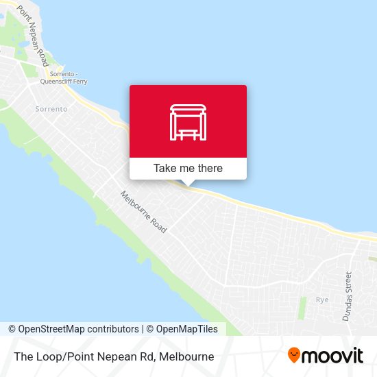 The Loop/Point Nepean Rd map