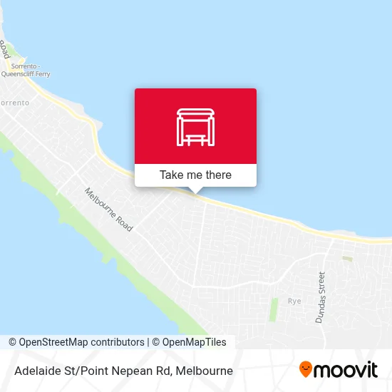 Mapa Adelaide St/Point Nepean Rd
