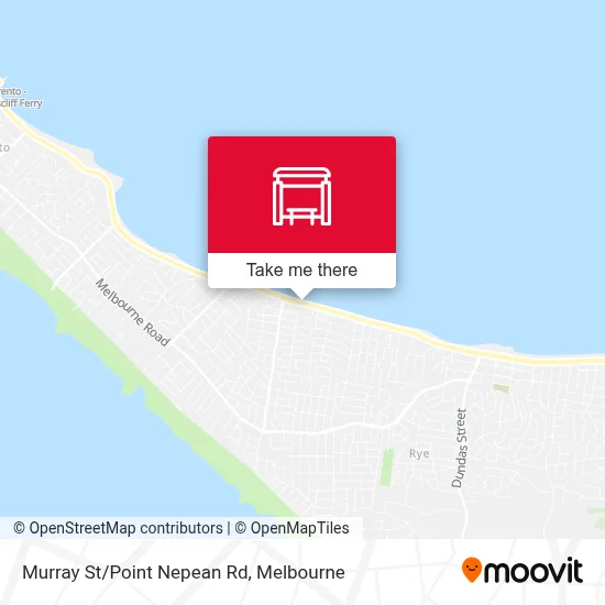 Mapa Murray St/Point Nepean Rd