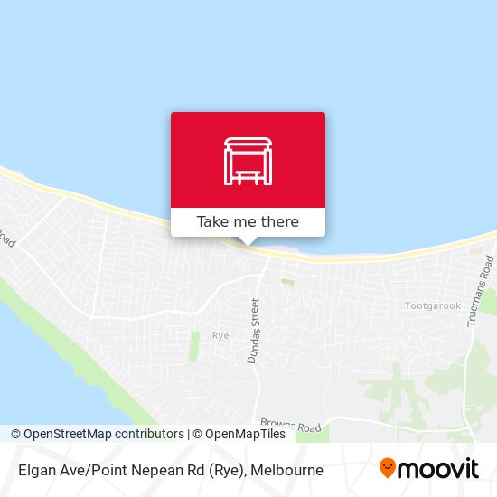 Elgan Ave / Point Nepean Rd (Rye) map