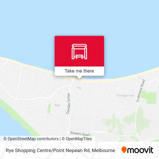 Mapa Rye Shopping Centre / Point Nepean Rd