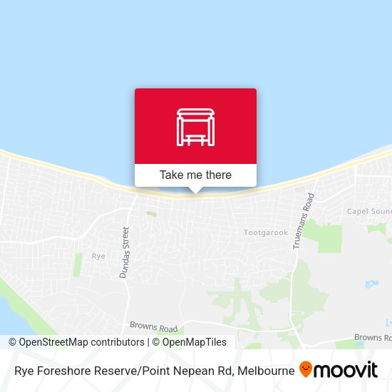 Rye Foreshore Reserve / Point Nepean Rd map
