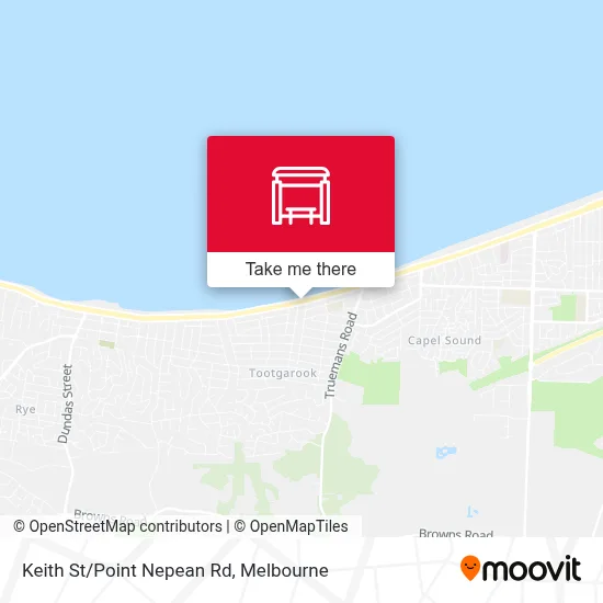 Mapa Keith St/Point Nepean Rd