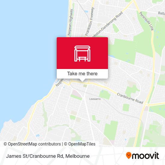 James St/Cranbourne Rd map