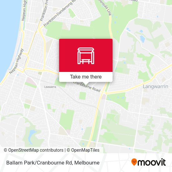 Ballam Park/Cranbourne Rd map