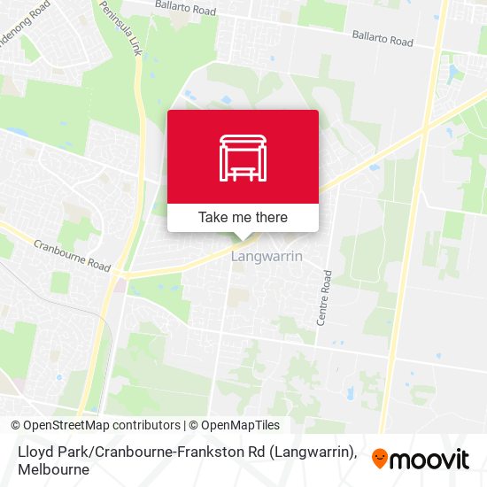 Mapa Lloyd Park / Cranbourne-Frankston Rd (Langwarrin)