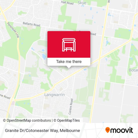 Granite Dr/Cotoneaster Way map