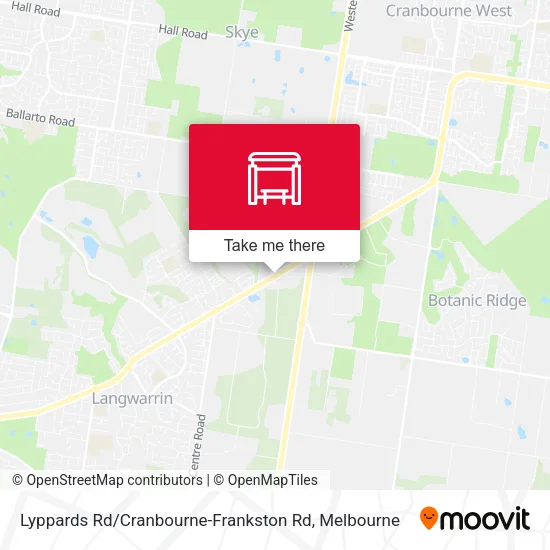 Lyppards Rd / Cranbourne-Frankston Rd map