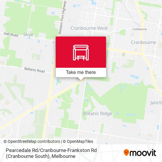 Pearcedale Rd / Cranbourne-Frankston Rd (Cranbourne South) map